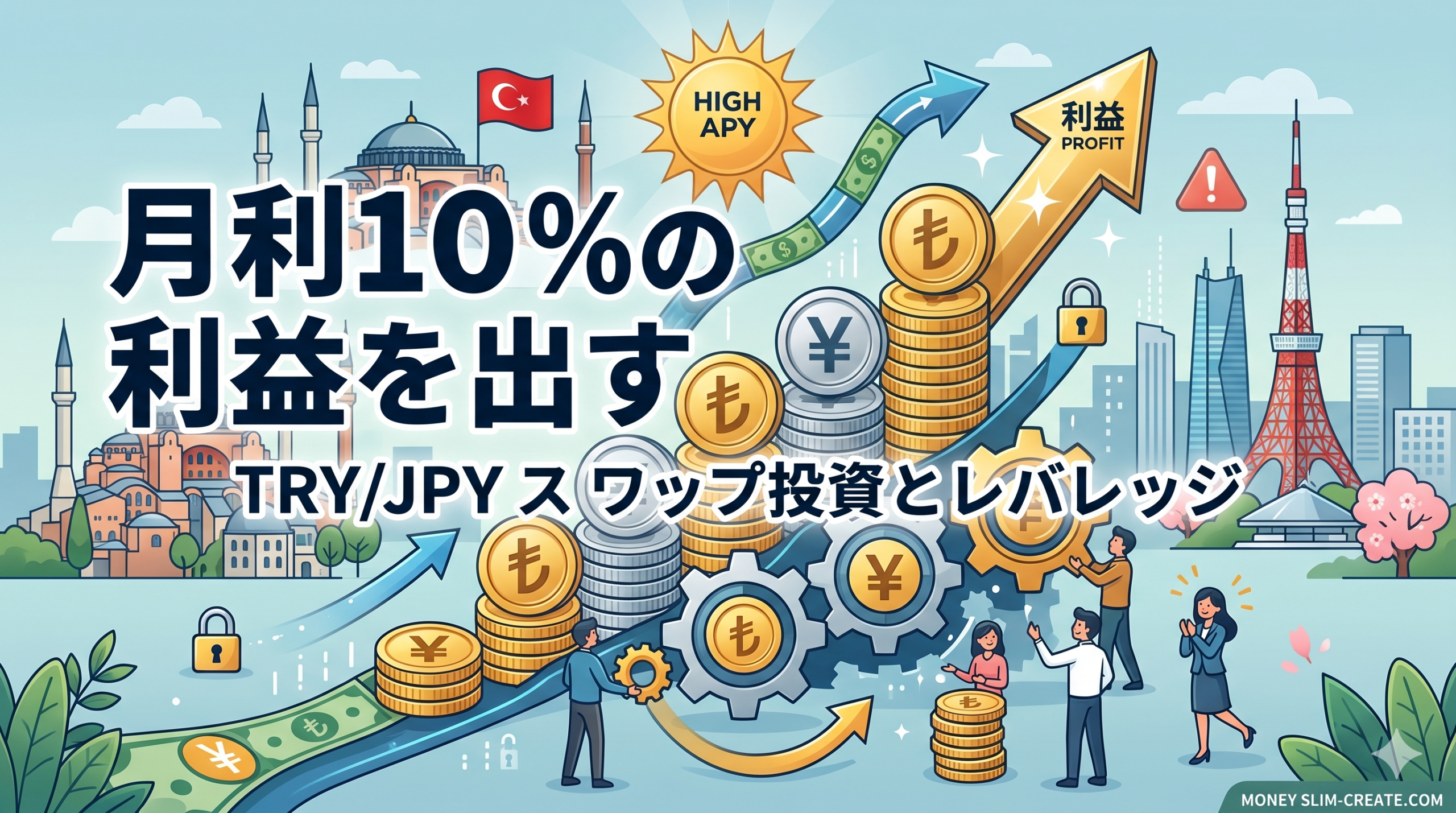 FXで月利10％を実現できる仕組み